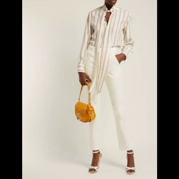 Chloe silk stripe blouse, size FR 44 - Picture 5 of 5